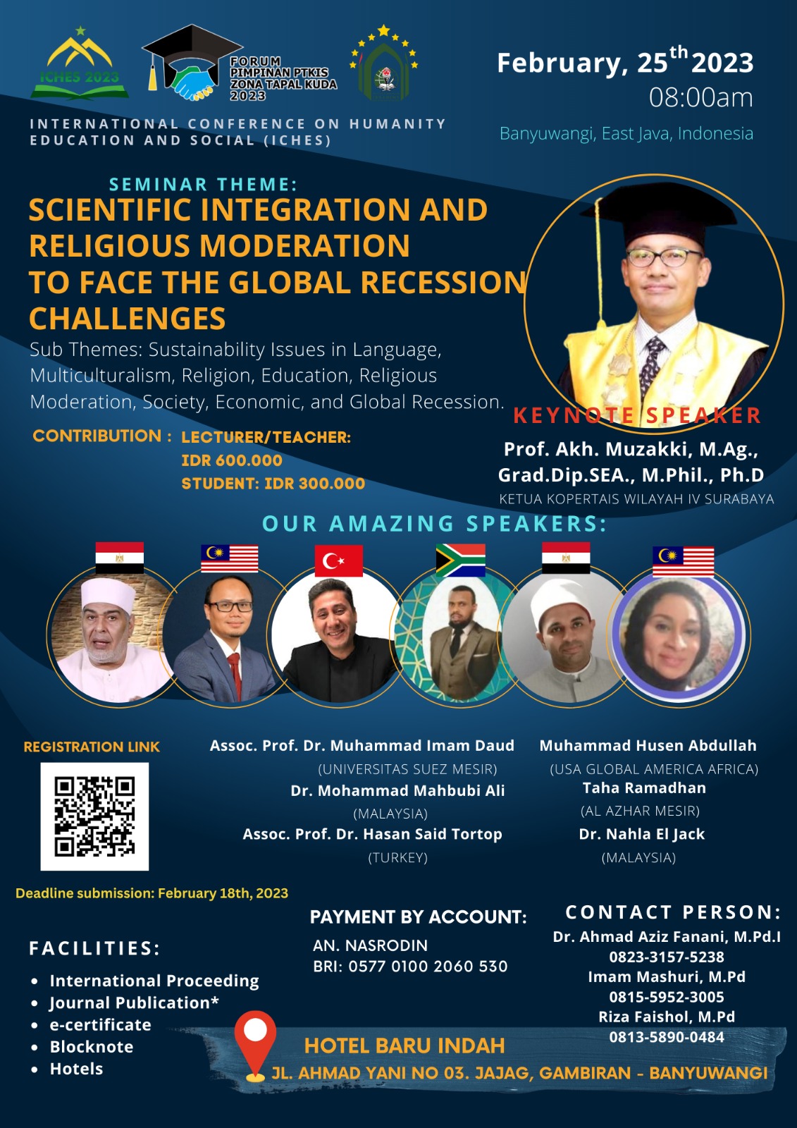 INTERNATIONAL CONFERENCE ON HUMANITY EDUCATION AND SOCIAL (ICHES)